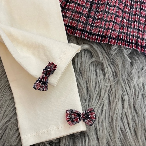 First impressions pleated top matching baby girl set | NWT | - Picture 2 of 7